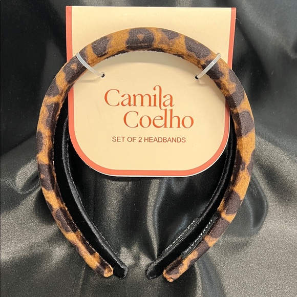 Camila Coelho Accessories - Camila Coelho | Leopard / Black Print Headbands